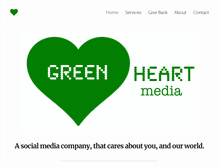 Tablet Screenshot of greenheartmedia.com